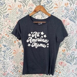 All American Mama Graphic Tee Crazy Dog T-Shirts